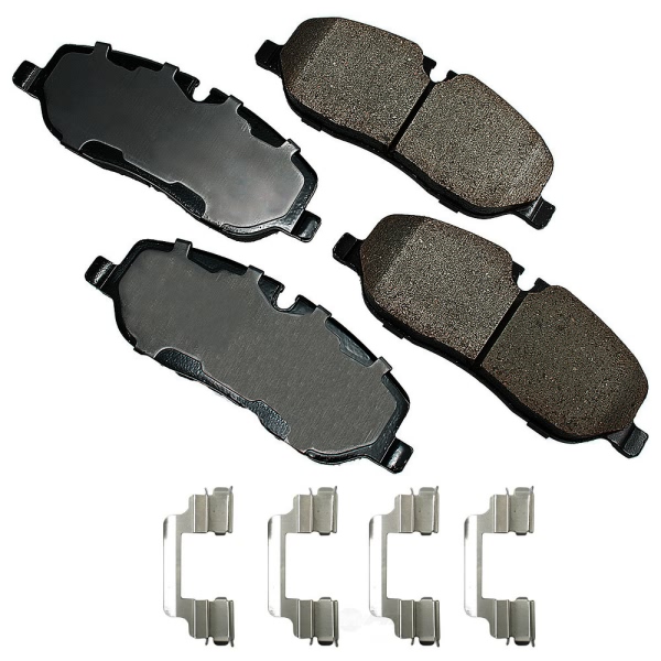 Akebono EURO™ Ultra-Premium Ceramic Front Disc Brake Pads EUR1098A