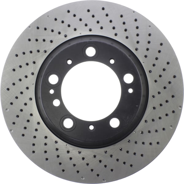 Centric SportStop Drilled 1-Piece Rear Passenger Side Brake Rotor 128.37085