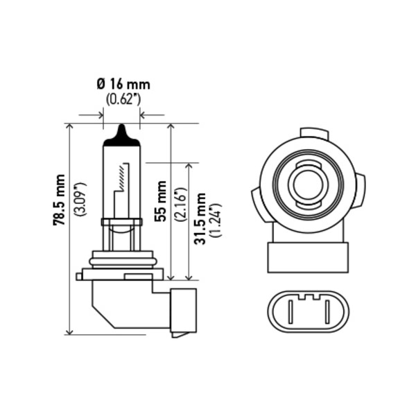 Hella H10 Design Series Halogen Light Bulb H71071112