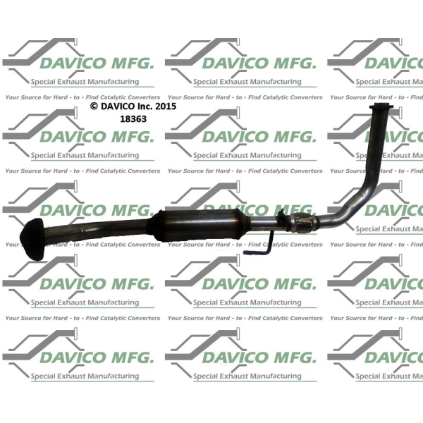 Davico Direct Fit Catalytic Converter and Pipe Assembly 18363