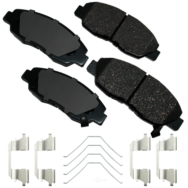 Akebono Pro-ACT™ Ultra-Premium Ceramic Front Disc Brake Pads ACT465B