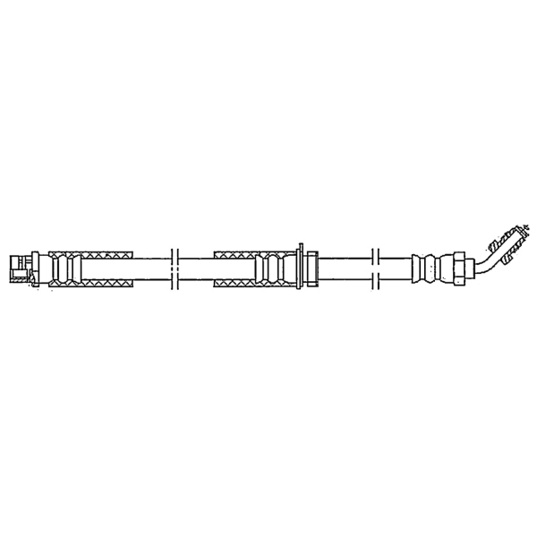 Centric Front Brake Hose 150.33047