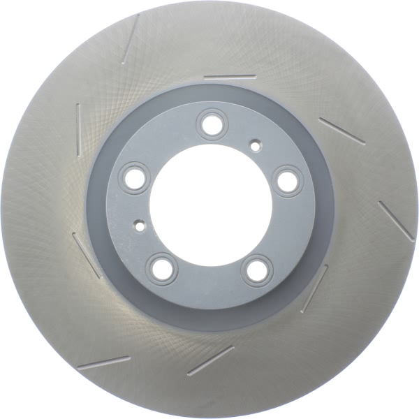Centric SportStop Slotted 1-Piece Front Driver Side Brake Rotor 126.37108