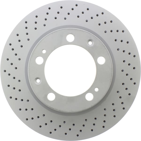 Centric SportStop Drilled 1-Piece Front Driver Side Brake Rotor 128.37027
