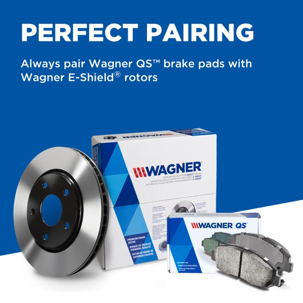 Wagner Quickstop Ceramic Rear Disc Brake Pads ZD1033A