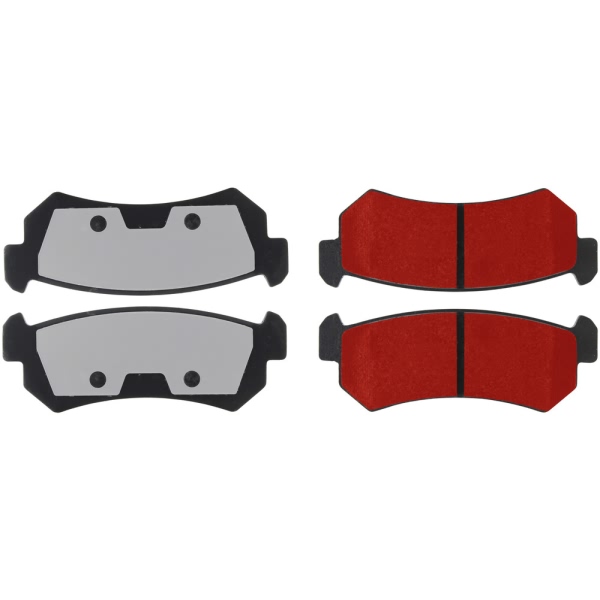 Centric Posi Quiet Pro™ Semi-Metallic Rear Disc Brake Pads 500.10360