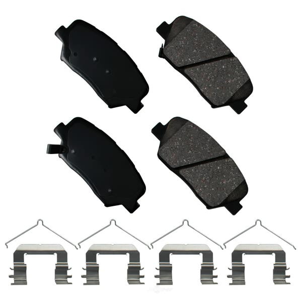 Akebono Pro-ACT™ Ultra-Premium Ceramic Front Disc Brake Pads ACT1815A