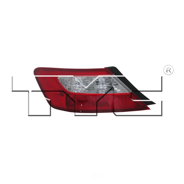 TYC Driver Side Outer Replacement Tail Light 11-6168-01