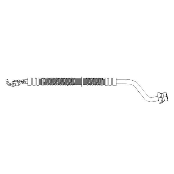 Centric Rear Driver Side Brake Hose 150.51326