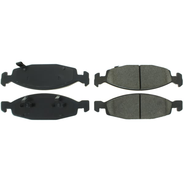 Centric Posi Quiet™ Extended Wear Semi-Metallic Front Disc Brake Pads 106.07900