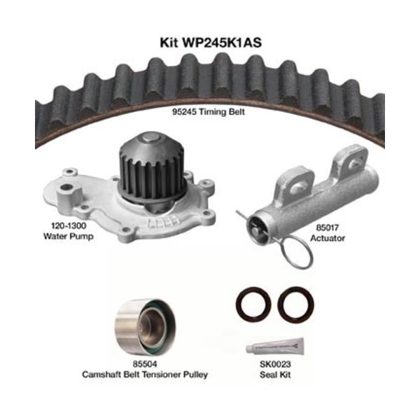 Dayco Timing Belt Kit With Water Pump WP245K1AS