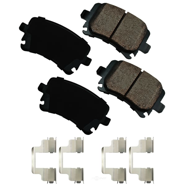 Akebono EURO™ Ultra-Premium Ceramic Rear Disc Brake Pads EUR1348B