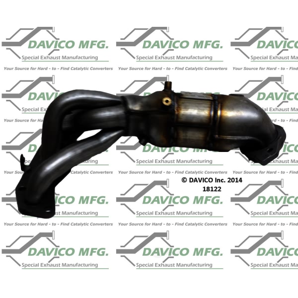 Davico Exhaust Manifold with Integrated Catalytic Converter 18122