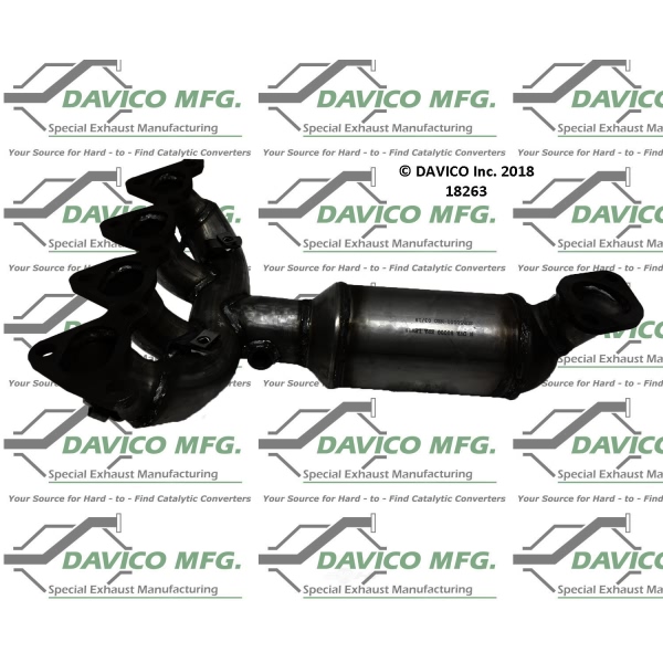 Davico Exhaust Manifold with Integrated Catalytic Converter 18263