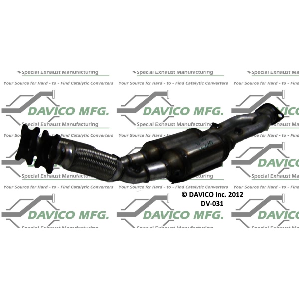 Davico Direct Fit Catalytic Converter and Pipe Assembly DV-031