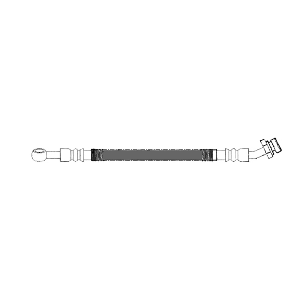 Centric Rear Passenger Side Brake Hose 150.50353