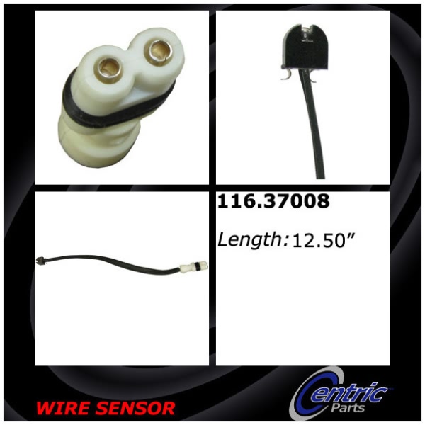 Centric Rear Brake Pad Sensor 116.37008