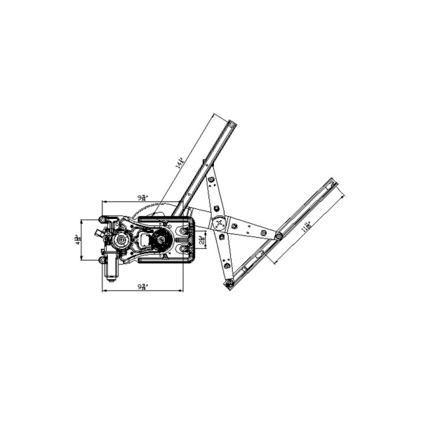 TYC TYC Power Window Motor and Regulator Assembly 660150