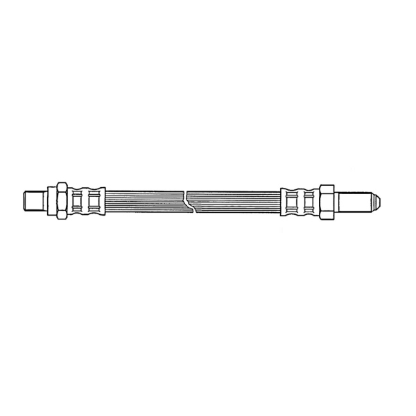 Centric Rear Brake Hose 150.02300