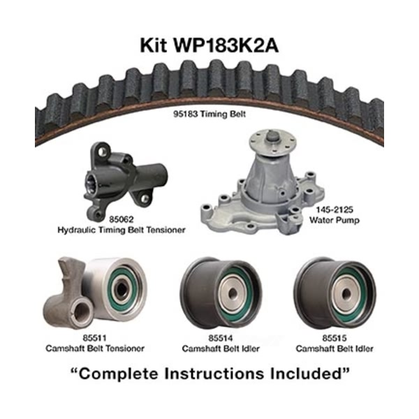 Dayco Timing Belt Kit With Water Pump WP183K2A
