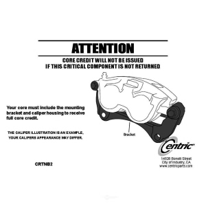 Centric Posi Quiet™ Loaded Brake Caliper for 2005 Cadillac CTS - 142.62099