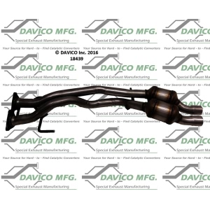 Davico Direct Fit Catalytic Converter and Pipe Assembly for 2008 Volkswagen Touareg - 18439