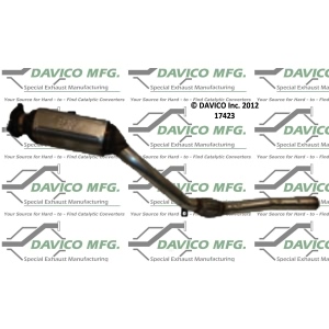 Davico Direct Fit Catalytic Converter and Pipe Assembly for Audi A4 - 17423