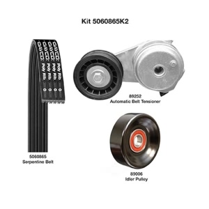 Dayco Serpentine Belt Kit for Mazda B4000 - 5060865K2