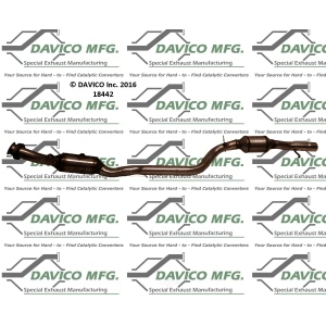 Davico Direct Fit Catalytic Converter and Pipe Assembly for 2011 Mercedes-Benz S550 - 18442