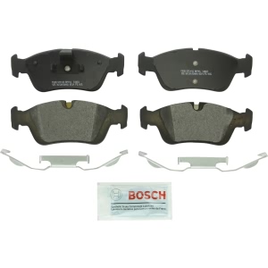 Bosch QuietCast™ Premium Organic Front Disc Brake Pads for 2001 BMW 325i - BP781