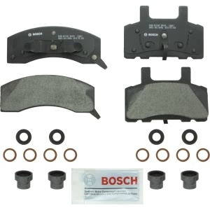 Bosch QuietCast™ Premium Organic Front Disc Brake Pads for 1997 GMC K2500 Suburban - BP370