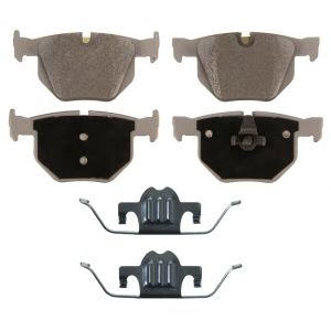 Wagner Thermoquiet Semi Metallic Rear Disc Brake Pads for 2007 BMW 525i - MX1042