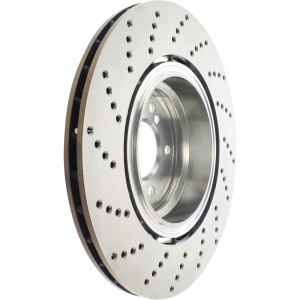 Centric SportStop Drilled 1-Piece Rear Passenger Side Brake Rotor for 2007 BMW M6 - 128.34083