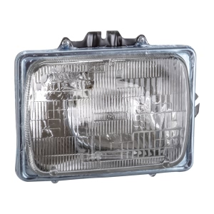 TYC Replacement 7X6 Rectangular Passenger Side Chrome Sealed Beam Headlight for Ford F-250 - 22-1039