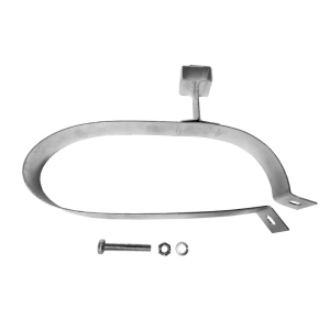 Walker Steel Silver Silver Muffler Strap for Chevrolet - 36375