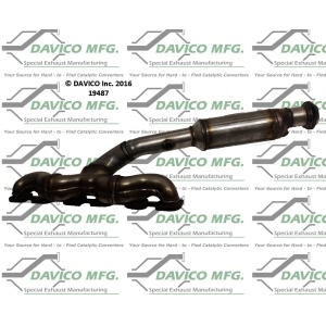 Davico Exhaust Manifold with Integrated Catalytic Converter for 2006 BMW 760i - 19487