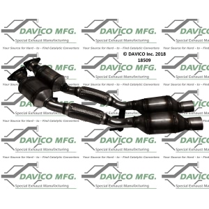 Davico Direct Fit Catalytic Converter and Pipe Assembly for 2012 Volkswagen CC - 18509
