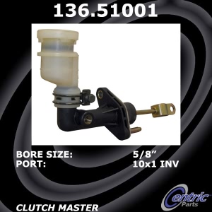 Centric Premium Clutch Master Cylinder for 2006 Kia Optima - 136.51001