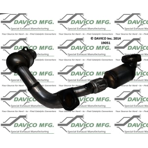 Davico Direct Fit Catalytic Converter and Pipe Assembly for 2007 Ford Taurus - 19051