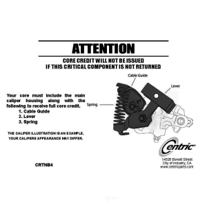 Centric Posi Quiet™ Loaded Brake Caliper for 1987 Chevrolet Camaro - 142.62515