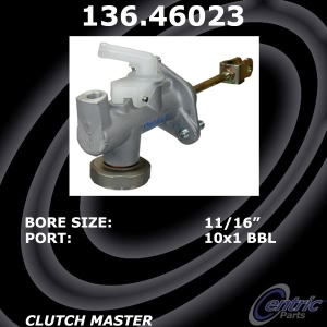 Centric Premium Clutch Master Cylinder for 2007 Mitsubishi Eclipse - 136.46023