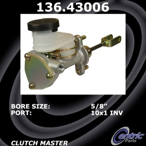 Centric Premium™ Clutch Master Cylinder for 2000 Isuzu Trooper - 136.43006