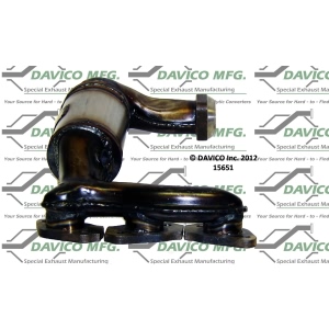 Davico Exhaust Manifold with Integrated Catalytic Converter for 1997 Mercury Mystique - 15651