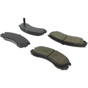 Centric Posi Quiet™ Extended Wear Semi-Metallic Front Disc Brake Pads for 1993 Mitsubishi 3000GT - 106.05300