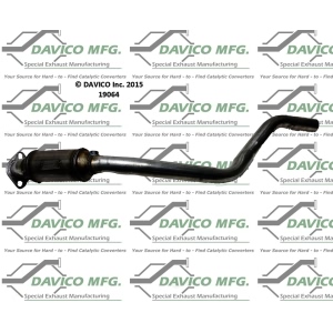 Davico Direct Fit Catalytic Converter and Pipe Assembly for 2002 Jaguar S-Type - 19064