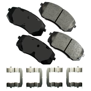 Akebono Pro-ACT™ Ultra-Premium Ceramic Front Disc Brake Pads for 2010 Hyundai Tucson - ACT1295