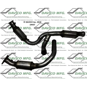 Davico Direct Fit Catalytic Converter and Pipe Assembly for 2013 Chevrolet Avalanche - 19437