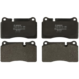 Bosch EuroLine™ Semi-Metallic Front Disc Brake Pads for 2008 Land Rover Range Rover Sport - 0986494351