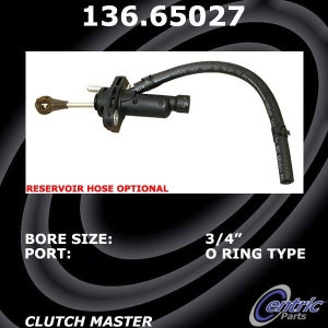 Centric Premium Clutch Master Cylinder for 2010 Mazda Tribute - 136.65027