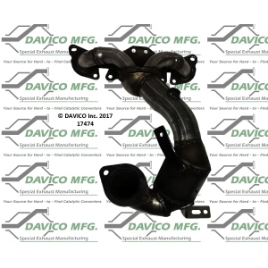 Davico Exhaust Manifold with Integrated Catalytic Converter for 2007 Volvo XC90 - 17474